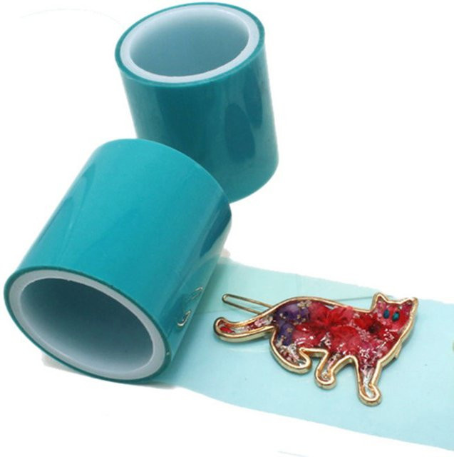 AGCFABS Washi Papierband für UV-Epoxidharz-Formen und Schmuck DIY-Anhänger, Blau und Türkis, 5 m Rolle - Bild 1