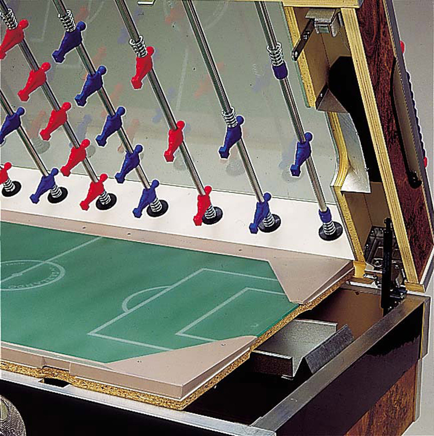 Garlando Tischfußball Kickertisch Coperto mit Profistangen in Green - Bild 3