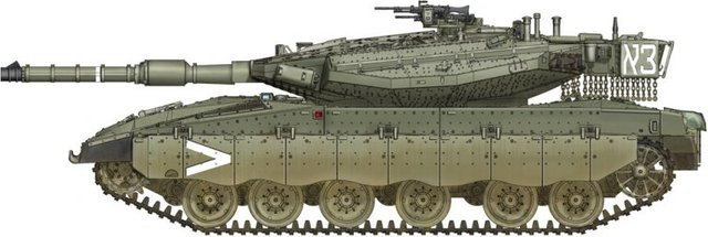 HobbyBoss IDF Merkava Mk.IIID, Fahrzeug, 1:72, Grün - Bild 1