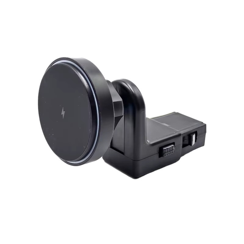 AOSRRUN Magnetisches kabelloses Ladepad für BMW X7 X6 X5 X3 I5 I7 IX, Sitz-Telefonhalter mit LED, Schwarz - Bild 2