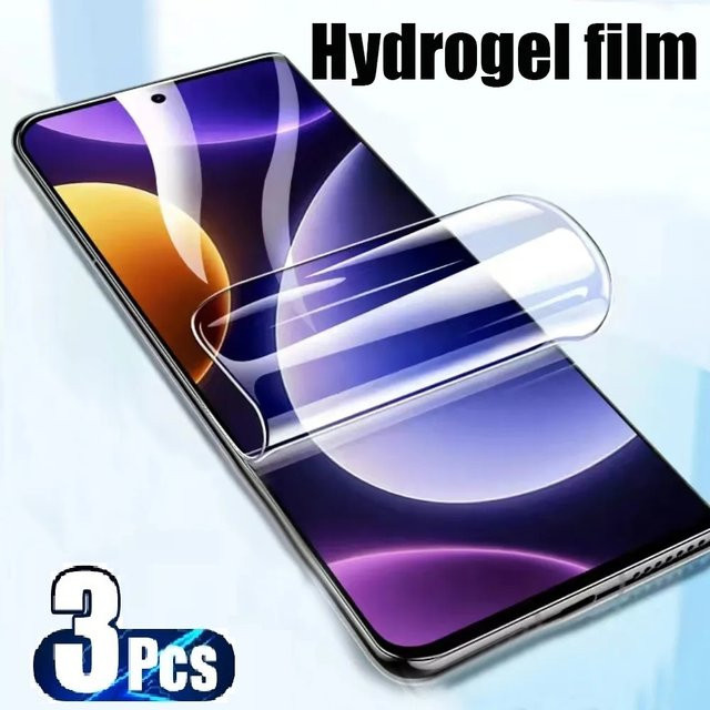 3er-Pack Hydrogel Displayschutzfolie für Oppo K12 Plus, K12x 5G, Find X8, X6 Pro und X7 Ultra, transparent - Bild 1