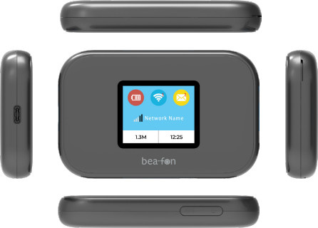 Beafon MR3 Mobiler 4G LTE Router in Schwarz - Bild 1