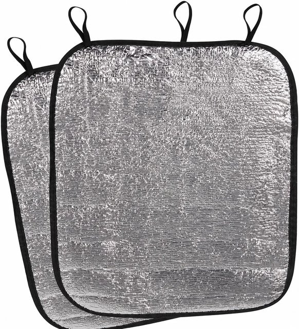 BigDean 2er Set Thermo Sitzkissen Outdoor Event Silber, wasserabweisend und faltbar, B/T: 35 x 40 cm - Bild 1