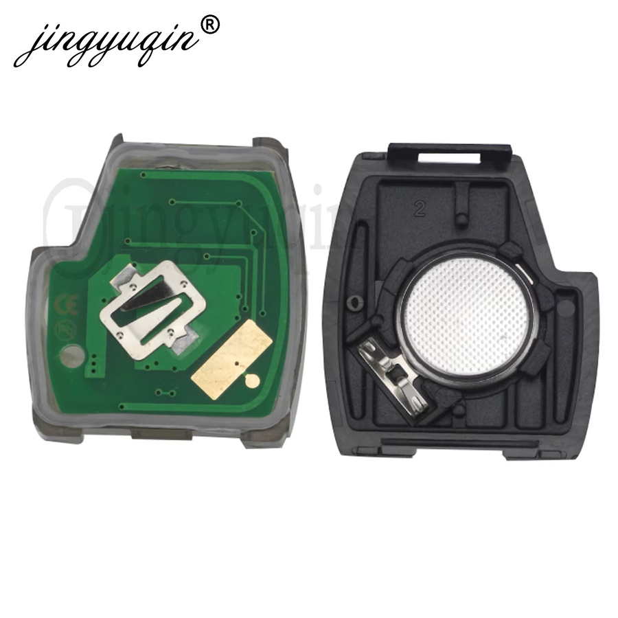 Jingyuqin Auto-Fernbedienungsschlüssel für Honda Odyssey Accord CIVIC STREAM 2003-2007, Farbe: Schwarz, 313,8 MHz mit ID46 (7961) Chip - Bild 3