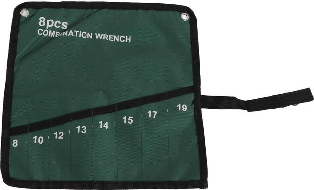 CosyHome Multi Pocket Canvas Roll Up Werkzeugtasche mit 14 Taschen in Schwarz - Bild 1