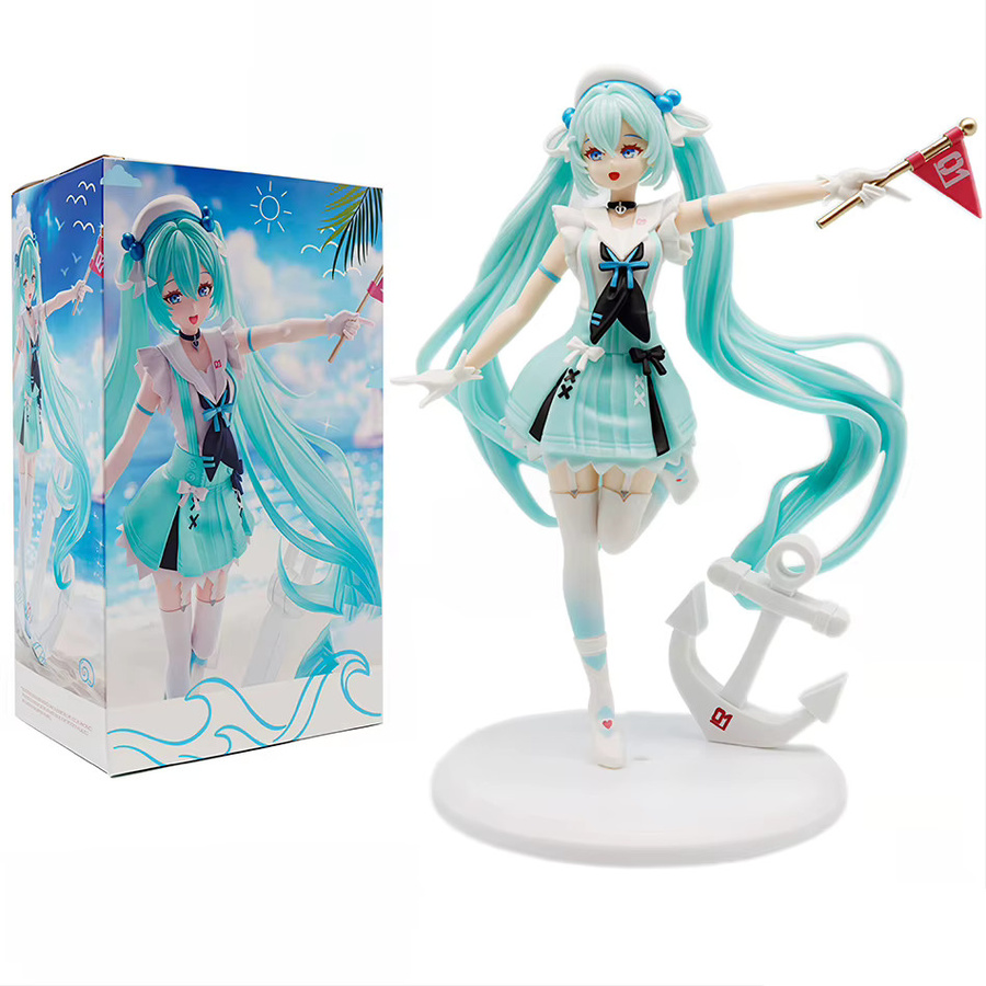Bandai Hatsune Miku Actionfigur, 22cm, Kunststoff - Bild 2