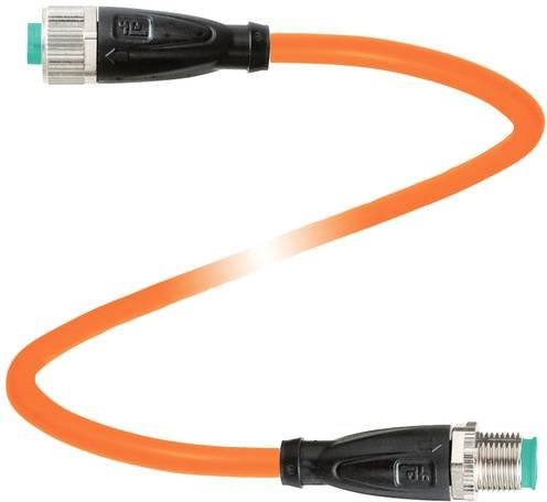 Pepperl+Fuchs 217324 Sensor-Aktor-Steckverbinder konfektioniert in Orange mit 4 Polen und 2 m Kabellänge - Bild 1