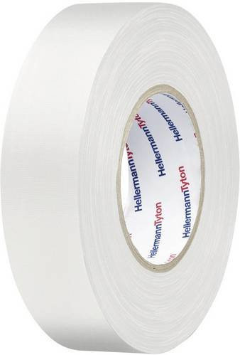 HellermannTyton HelaTape Tex Gewebeklebeband Weiß, Breite: 19 mm, Länge: 10 m - Bild 1