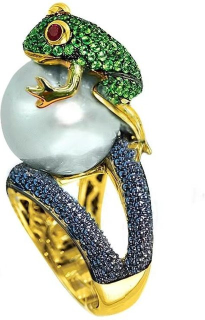 Yiran Jewelry Ring, Froschförmig, Perle, Damen - Bild 1