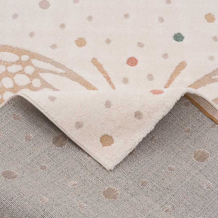 Pergamon Kinder Teppich Happy Kids in Beige/Multicolor, pflegeleicht und mit High-Low-Effekt - Bild 2