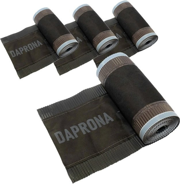 Daprona Firstband Alu Anthrazit zur Dachfirstabdichtung, 4 x 5 m, Breite: 33 cm - Bild 1