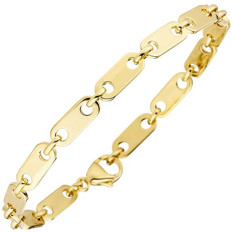 Colfem Armband 585 Gelbgold, 21 cm, Unisex - Bild 1