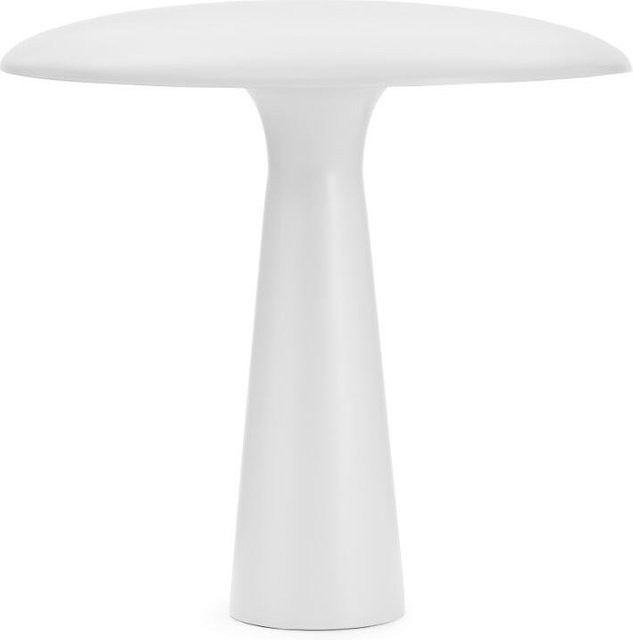 Normann Copenhagen Shelter Tischleuchte aus Stahl in Weiß - Bild 1