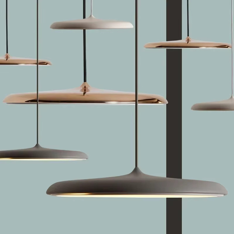 MZISOSOD LED Pendelleuchte Minimalistisches Rundes Design in Gold/Messing für Esszimmer und Küche - Bild 4