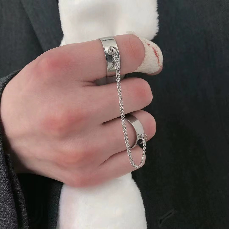 LENNIK Ring, Kreuzring, Silber, Unisex, Vintage - Bild 5