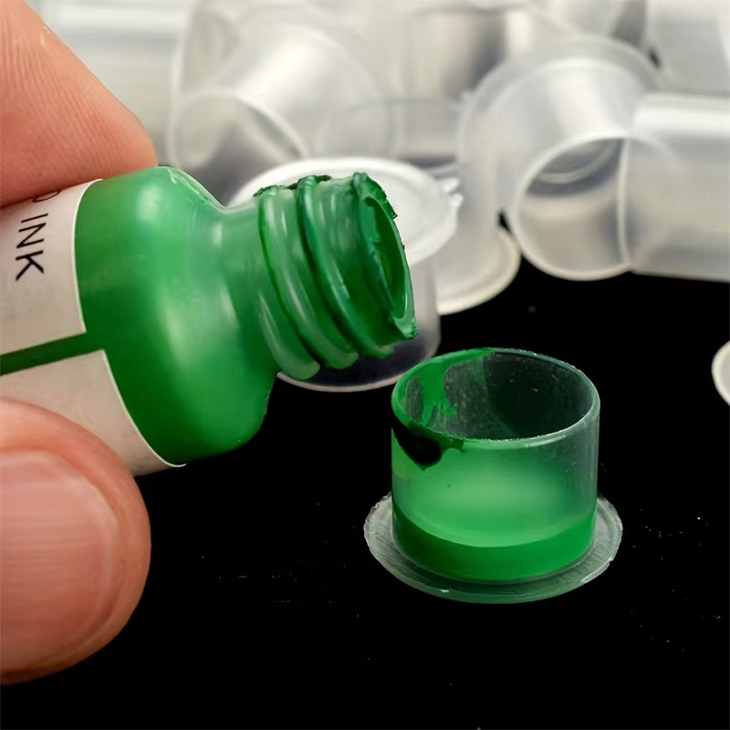 JC TATTOO Einweg Tattoo Ink Cups, Transparent - Bild 4