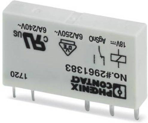 Phoenix Contact REL-MR-18DC/21 Relais 18 V/DC 6A 1 Wechsler 10er Packung in Weiß - Bild 1