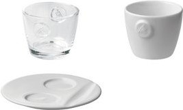 Melitta Espresso-Tasse M-Collection aus Porzellan, weiß, 80 ml, ohne Henkel, 6 Stück, Höhe: 5,4 cm - Bild 1