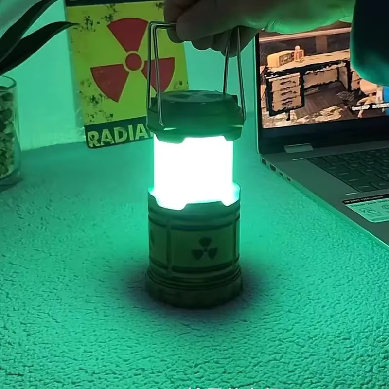 Mini Simulation Nuclear Reaktor Laterne als dekorative Handheld Camping Lampe und Nachtlicht - Bild 2