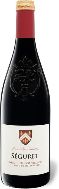 Les Aumôniers Séguret Côtes du Rhône Villages AOP, trocken, Rotwein, 2025, 0,75 l - Bild 1