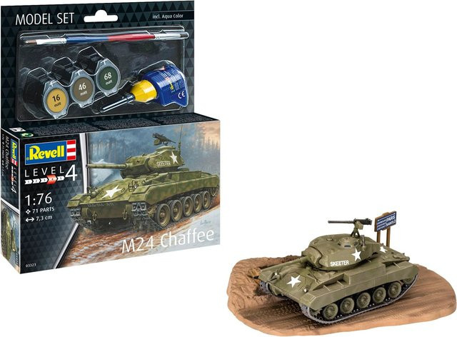 Revell Model Set M24 Chaffee Panzer Grau - Bild 1