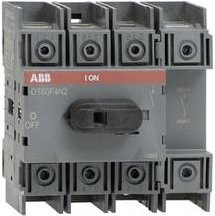 ABB OT60F4N2 Lasttrennschalter 60A 750V in Schwarz und Grau - Bild 1