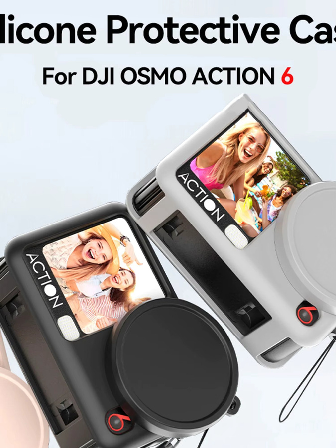DJI OSMO ACTION 6 Zubehör-Set in Schwarz mit 9H gehärteter Glasfolie, Objektivschutzhülle und Mini-Tragetasche - Bild 5