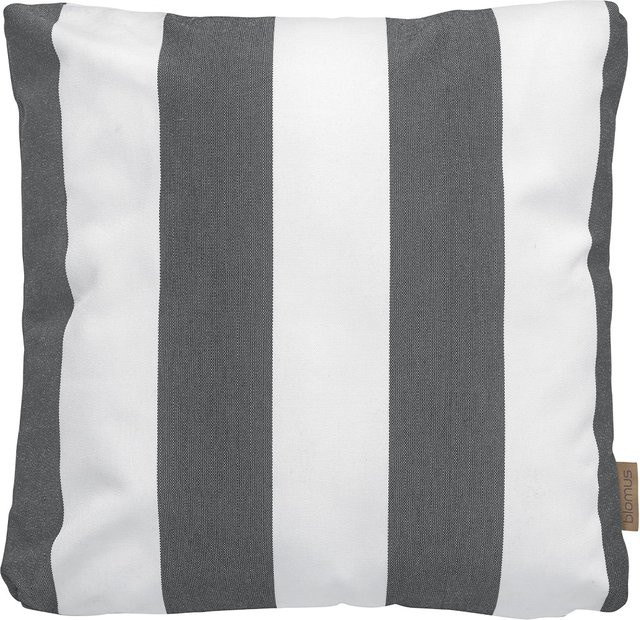 Blomus Kissen Stay Outdoor gestreift lily white / black B/H: 70 x 30 cm - Bild 1