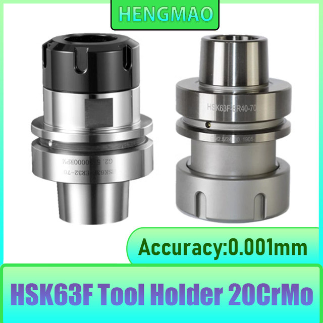 HSK63F Werkzeughalter in Silber für ER20 ER25 ER32 ER40 Gravurmaschinen und Holzbearbeitungsmaschinen - Bild 1