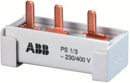 ABB PS 1/3/16 Limitor TNC Phasenschiene 1-Phasig, 16 qmm, 80A, 690V, Weiß - Bild 1