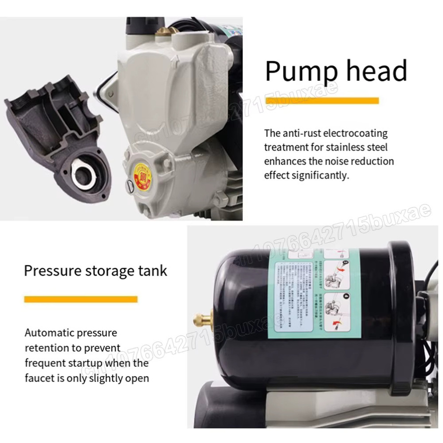 xmshxltd Intelligente automatische Druckerhöhungspumpe für Warmwasserbereiter und Solarwasserrohre, AC220V - Bild 5