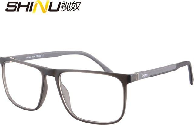 SHINU SH078 Brillengestell, Vollrand, TR90, rechteckig, Herren - Bild 1