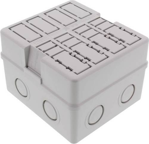 Wiska Abzweigkasten 10105992 Grau, 5er Pack, L x B x H: 10,8 x 9,8 x 7,2 cm - Bild 1