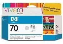 HP 70 C9451A Druckerpatrone Hellgrau für DesignJet Z2100, Z2100 GP, Z3100, Z3100 GP, Z3100ps GP, Z3200, Z3200ps, Z5200, Z5200ps - Bild 1