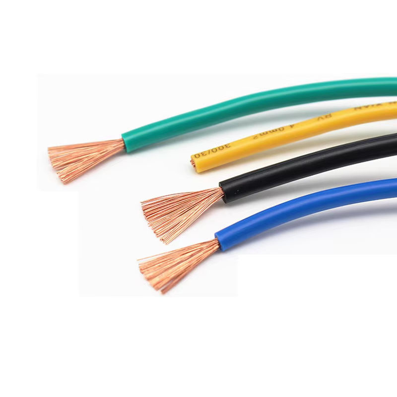 RV-Elektrodraht einadriges Kupfer-Flexkabel mit PVC-Isolierung, Farbe: Braun, Temperaturbeständigkeit: 70 °C - Bild 2