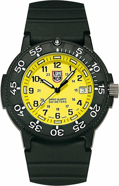 Luminox Herrenuhr, Quarz, Karbon, 43 mm, Silikon, 20 ATM - Bild 1