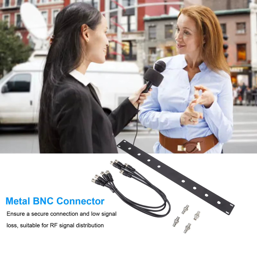 Arealer Antennenhalterungskit für Drahtlossysteme SLX SLX2 LX4 PGX2, 1U Panel mit BNC-Kabel, Schwarz - Bild 5