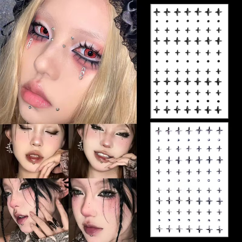 HNKMP Lippen-Nagelsticker, selbstklebend, wasserdicht, wiederverwendbar, Unisex - Bild 4