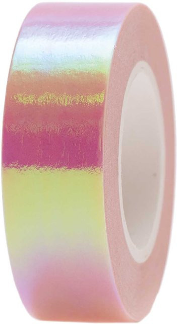 Rico Design Paper Poetry Washi Tape irisierend Rosa Breite: 1,5 cm, Länge: 10 m - Bild 1