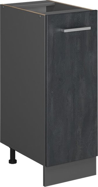 Vicco Apothekerunterschrank R-Line in Schwarz Anthrazit ohne Arbeitsplatte Breite: 30 cm, Höhe: 81,6 cm, Tiefe: 47,6 cm - Bild 1