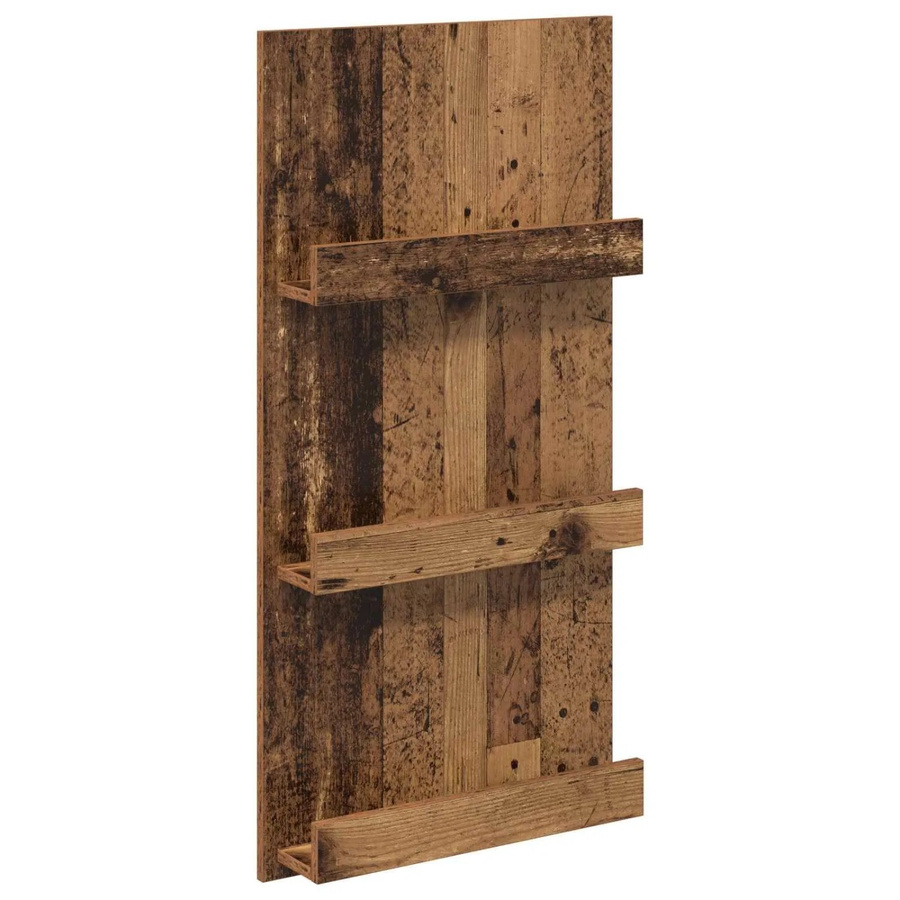 vidaXL Magazinregal aus Holzwerkstoff in Braun, B/T/H: 51 x 11 x 102 cm - Bild 2