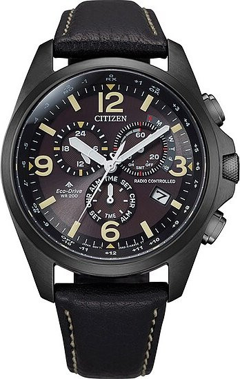 Citizen Armbanduhr Promaster Sky, Solar, Edelstahl, Leder, Herren - Bild 1