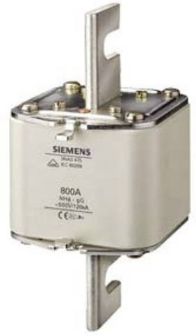 Siemens Sicherungseinsatz 3NA3475, Größe 4, 800A, 500V, Silber - Bild 1