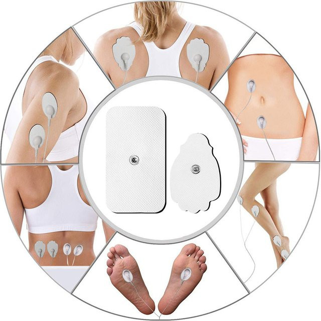 Raiuleko Elektrodenpads, Selbstklebende Gel-Pads zur Muskelentspannung - Bild 1