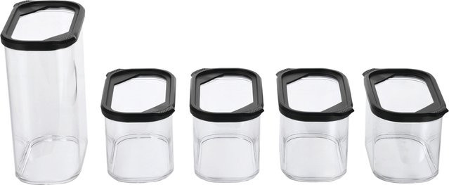 SILVERCREST Vorratsdosen-Set 5-teilig in Schwarz - Bild 1