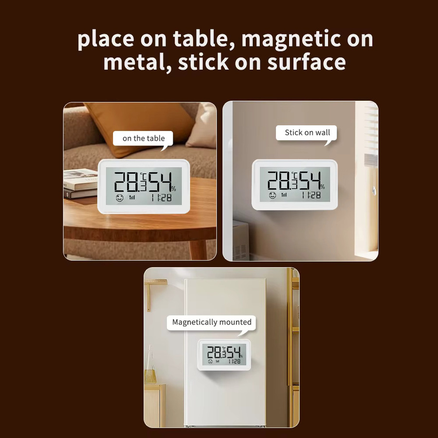 Lincukoo Tuya Zigbee 3.0 Intelligenter Temperatur- und Feuchtigkeitssensor in Weiß mit MQTT-Unterstützung für Home Assistant - Bild 5