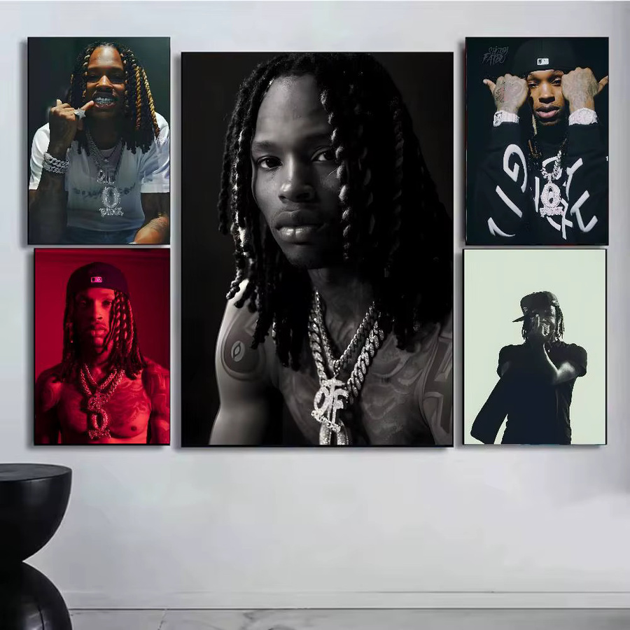 K-King Rapper Poster, selbstklebender und wasserfester Wandaufkleber in Mehrfarbig, B/H: 20 x 20 cm - Bild 5