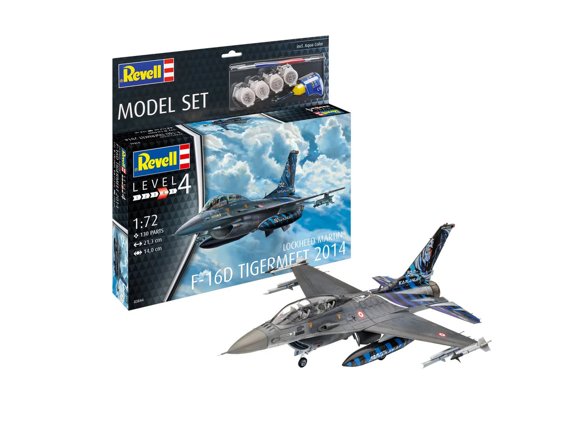 Revell Lockheed Martin F-16D Tigermeet 2014 Model Set, 1:72 - Bild 2