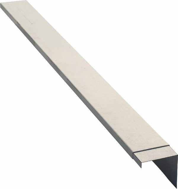 Verzinkte Mähkante in Grau aus Stahl mit 0,75 mm Materialstärke, Länge: 96 cm, Höhe: 8 cm - Bild 1