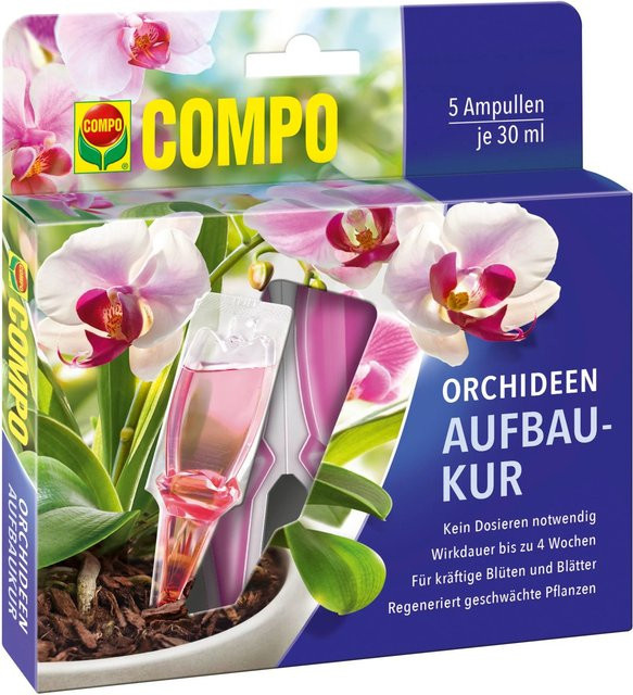 Compo Orchideen-Aufbaukur flüssiges Plant Tonic, 5 x 30 ml - Bild 1